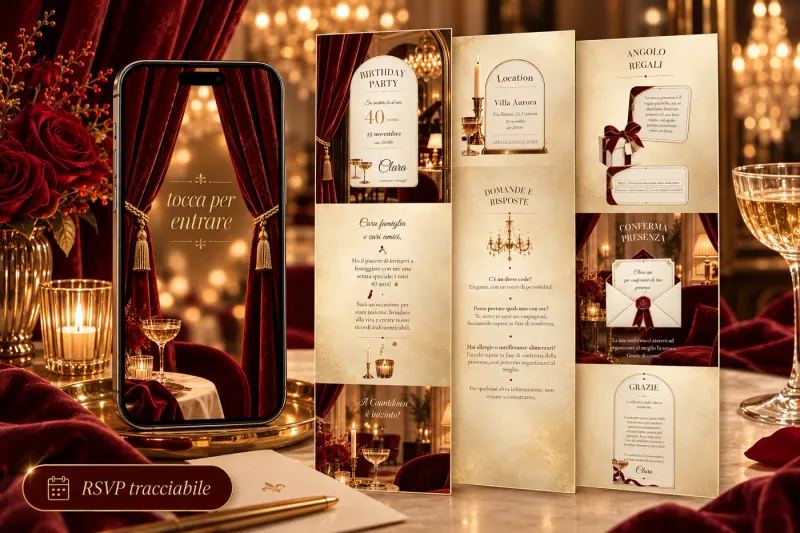 Anteprima dell'invito Invito Compleanno - The Social Club per Compleanno