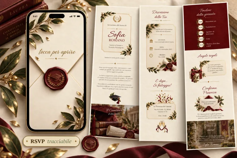 Invito laurea Laurel Élite — Laurea