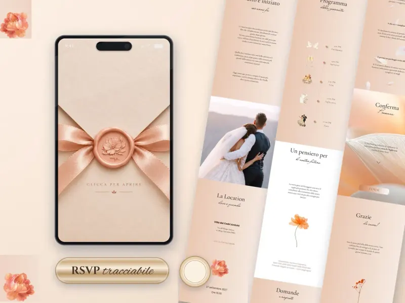 Anteprima del template Peonie Pesca