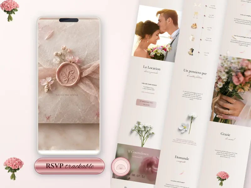 Anteprima del template Tulle Rosato